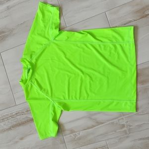 Lands End Short Sleeve Rash Guard size medium 10-12 boys